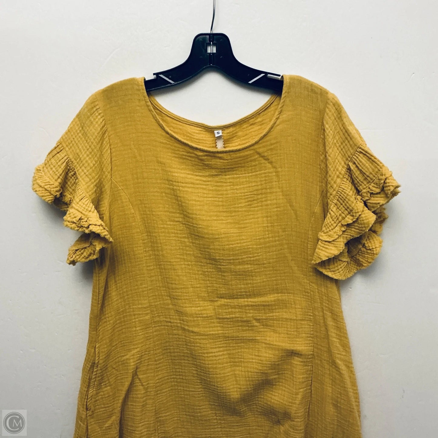 Dress Casual Short By Uncle Frank In Yellow, Size: S