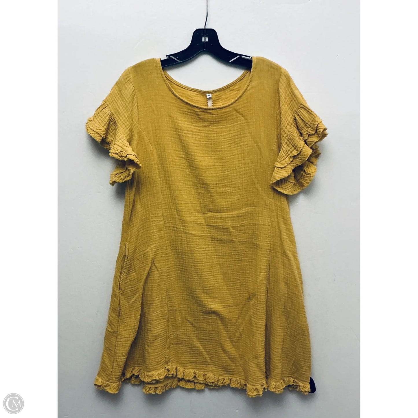 Dress Casual Short By Uncle Frank In Yellow, Size: S