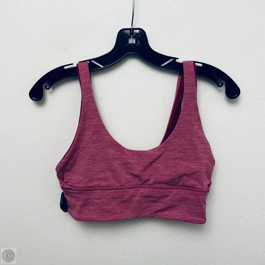 Athletic Bra By Lululemon In Pink, Reversible, Size: 8