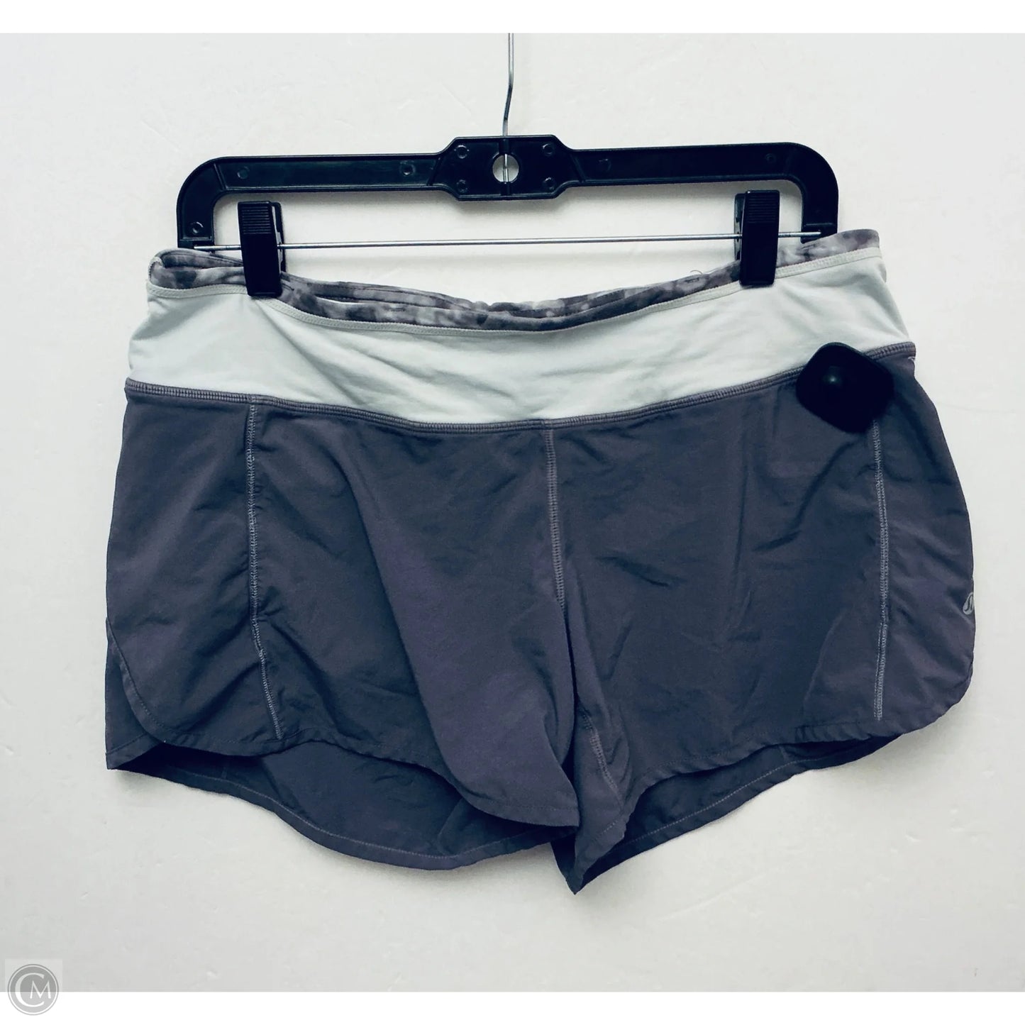 Athletic Shorts By Lululemon In Grey, Size: 8