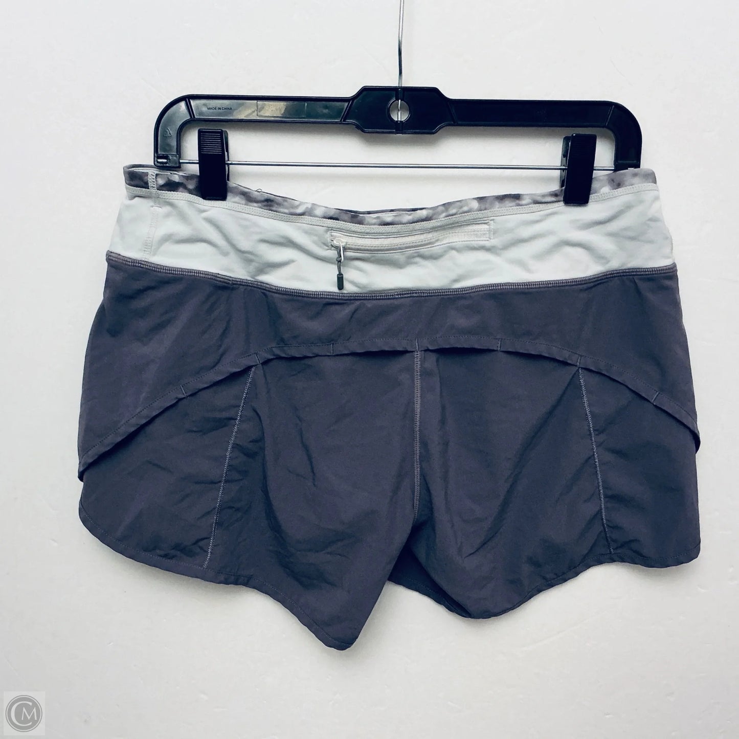 Athletic Shorts By Lululemon In Grey, Size: 8