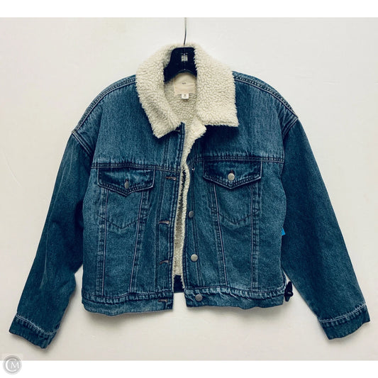 Jacket Denim By Tgla In Blue, Size: M