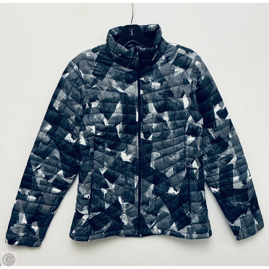 Jacket Fleece By The North Face In Black & Grey, Size: M