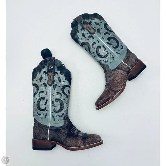 Boots Western By Clothes Mentor In Multi-colored, Size: 8.5