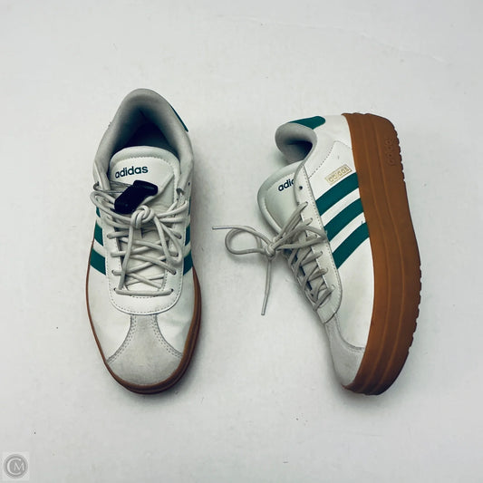 Shoes Sneakers By Adidas In Green & White, Size: 9.5