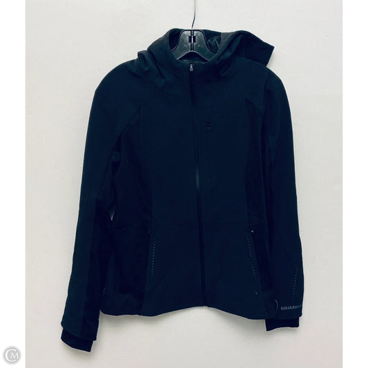 Athletic Jacket By Lululemon In Black, Size: 12