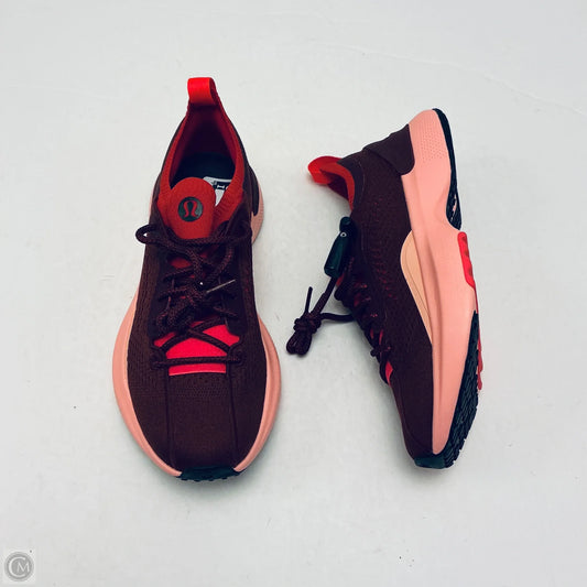 Shoes Sneakers By Lululemon In Maroon, Size: 9