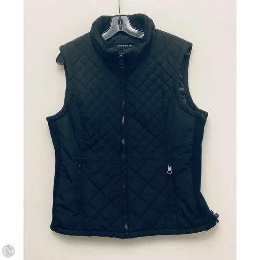 Vest Puffer & Quilted By Andrew Marc In Black, Size: L