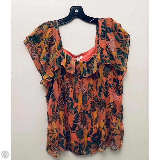 Top Sleeveless By Lc Lauren Conrad In Pink & Purple, Size: L