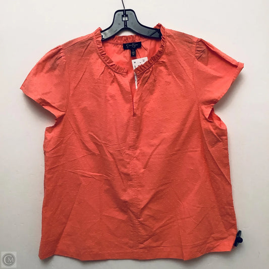 Top Short Sleeve By Jessica Simpson In Pink, Size: L