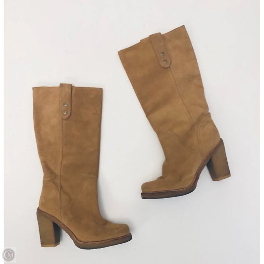 Boots Designer By Ugg In Tan, Size: 5