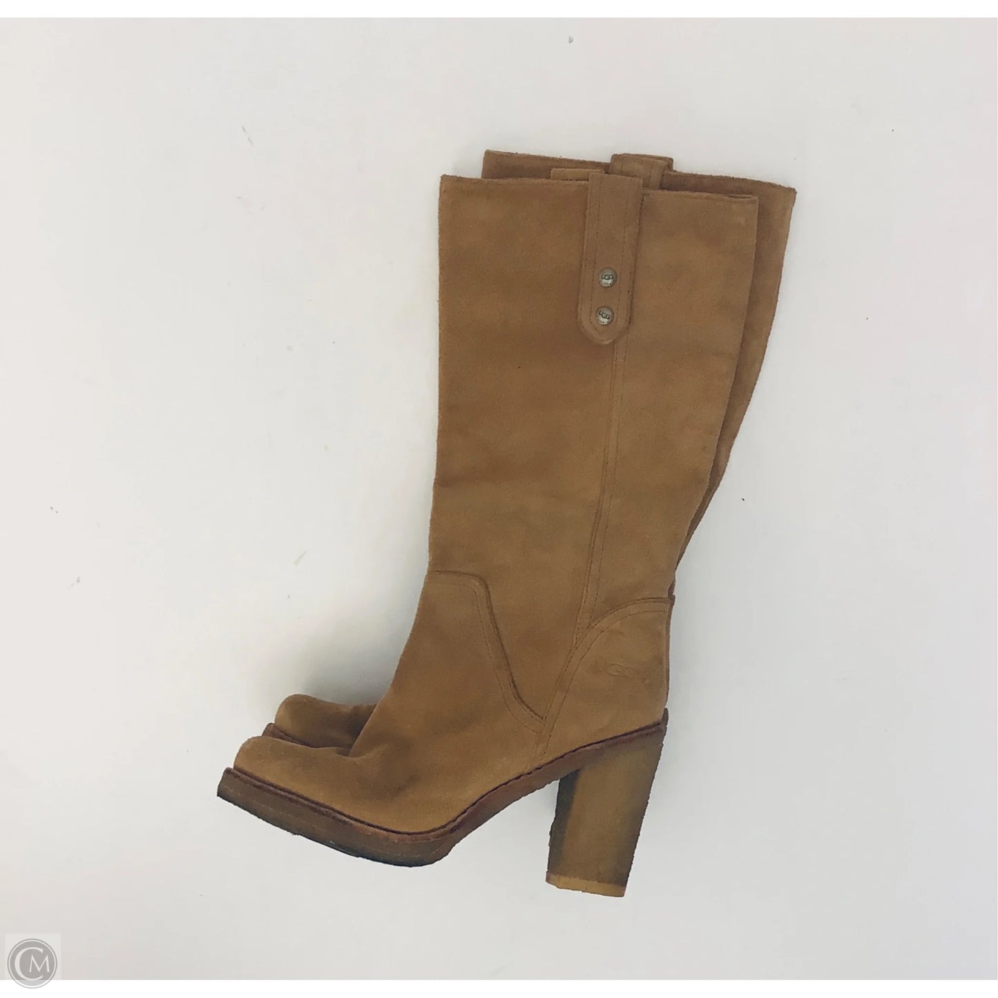 Boots Designer By Ugg In Tan, Size: 5