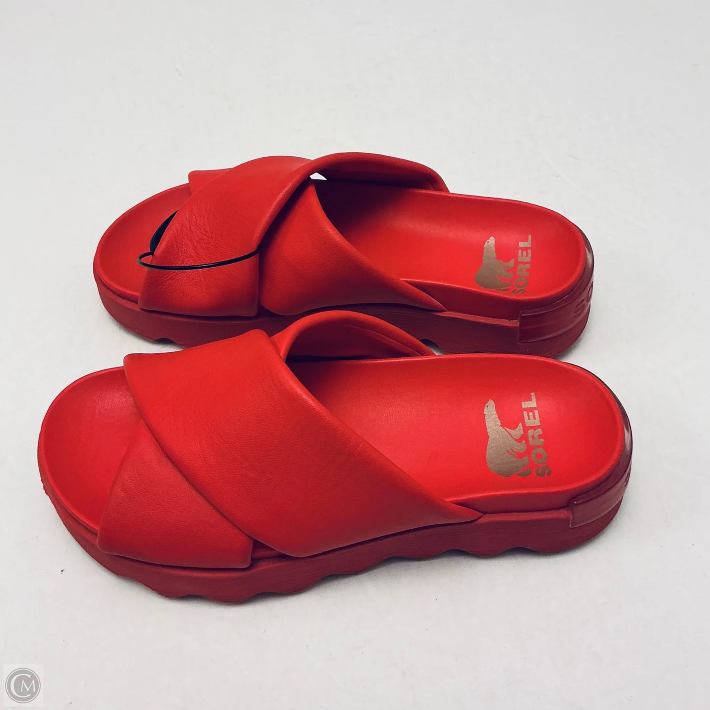 Sandals Heels Platform By Sorel In Red, Size: 7
