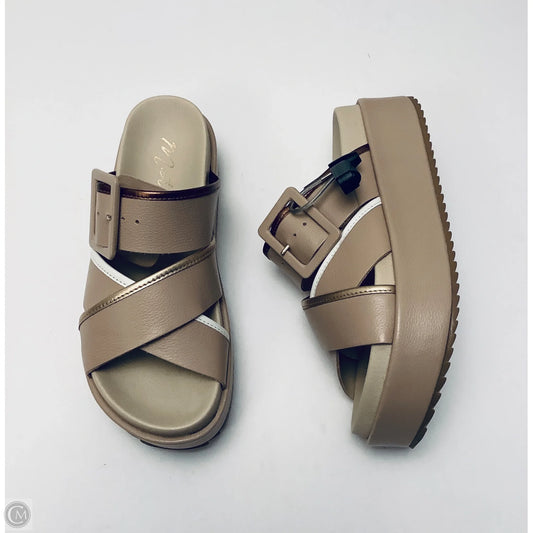 Sandals Heels Platform By Matisse In Cream, Size: 7