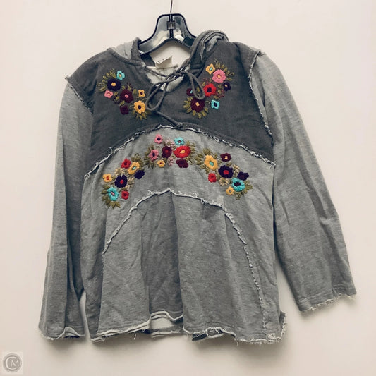 Jacket Shirt By Cmc In Grey, Size: L