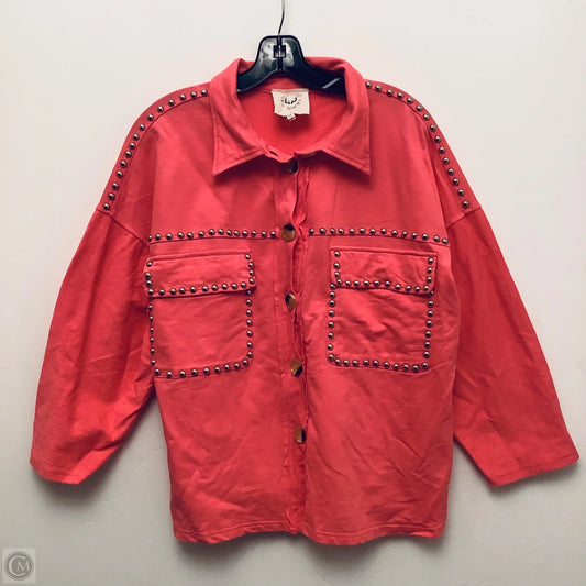 Jacket Other By Fantastic Fawn In Pink, Size: M