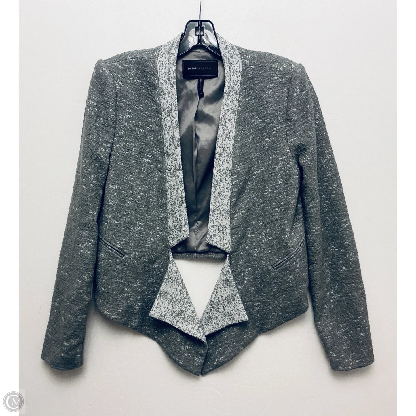 Blazer By Bcbgmaxazria In Grey, Size: M