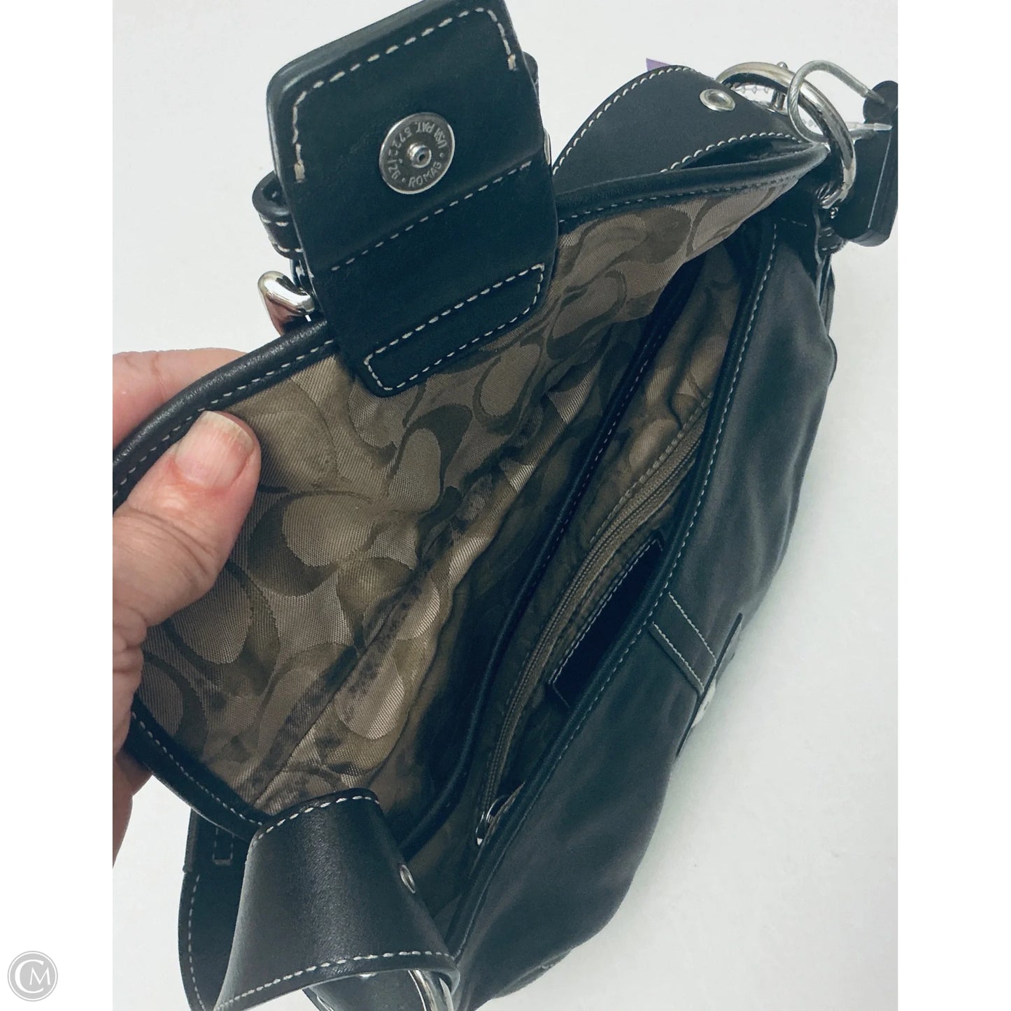 Handbag Designer By Coach, Size: Medium