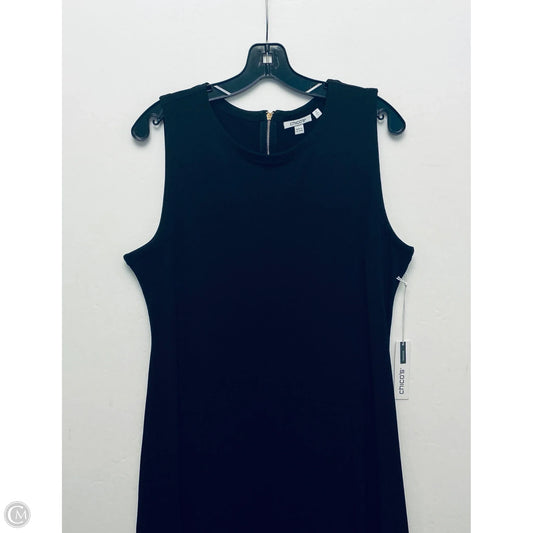 Dress Party Long By Chicos In Black, Size: L