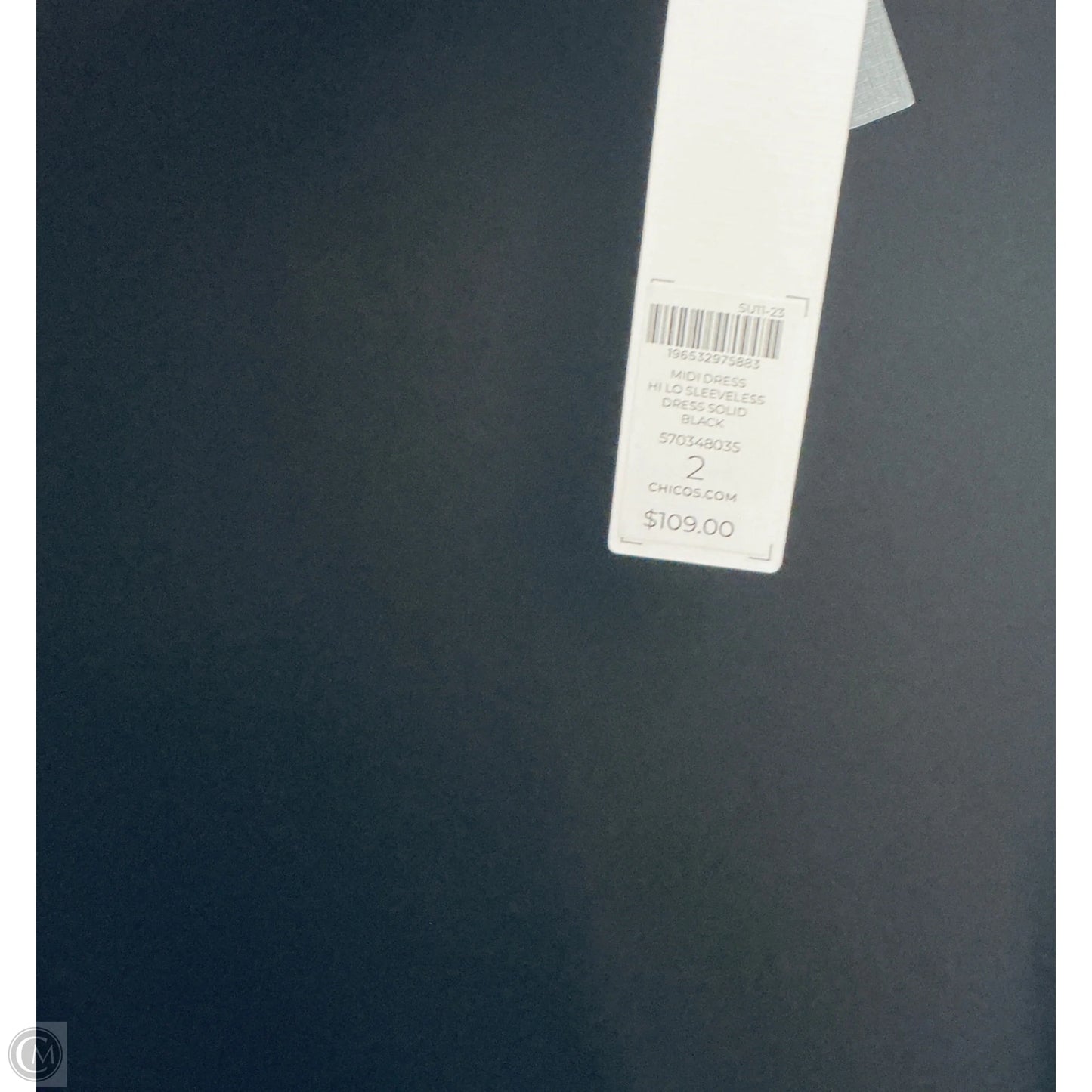 Dress Party Long By Chicos In Black, Size: L