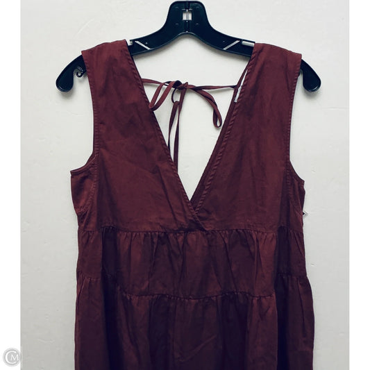 Dress Casual Short By Clothes Mentor In Maroon, Size: S