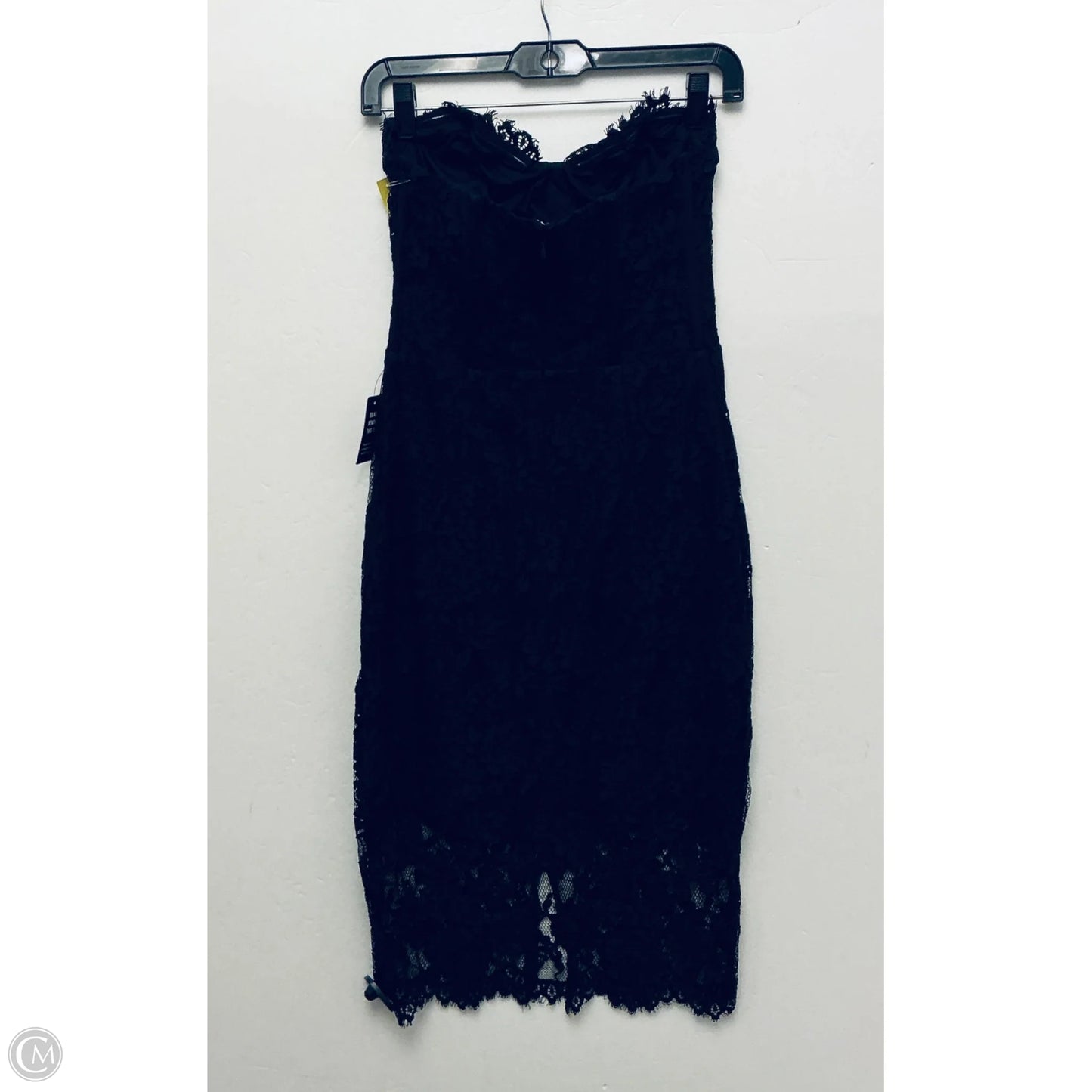 Dress Party Midi By Express In Black, Size: 8