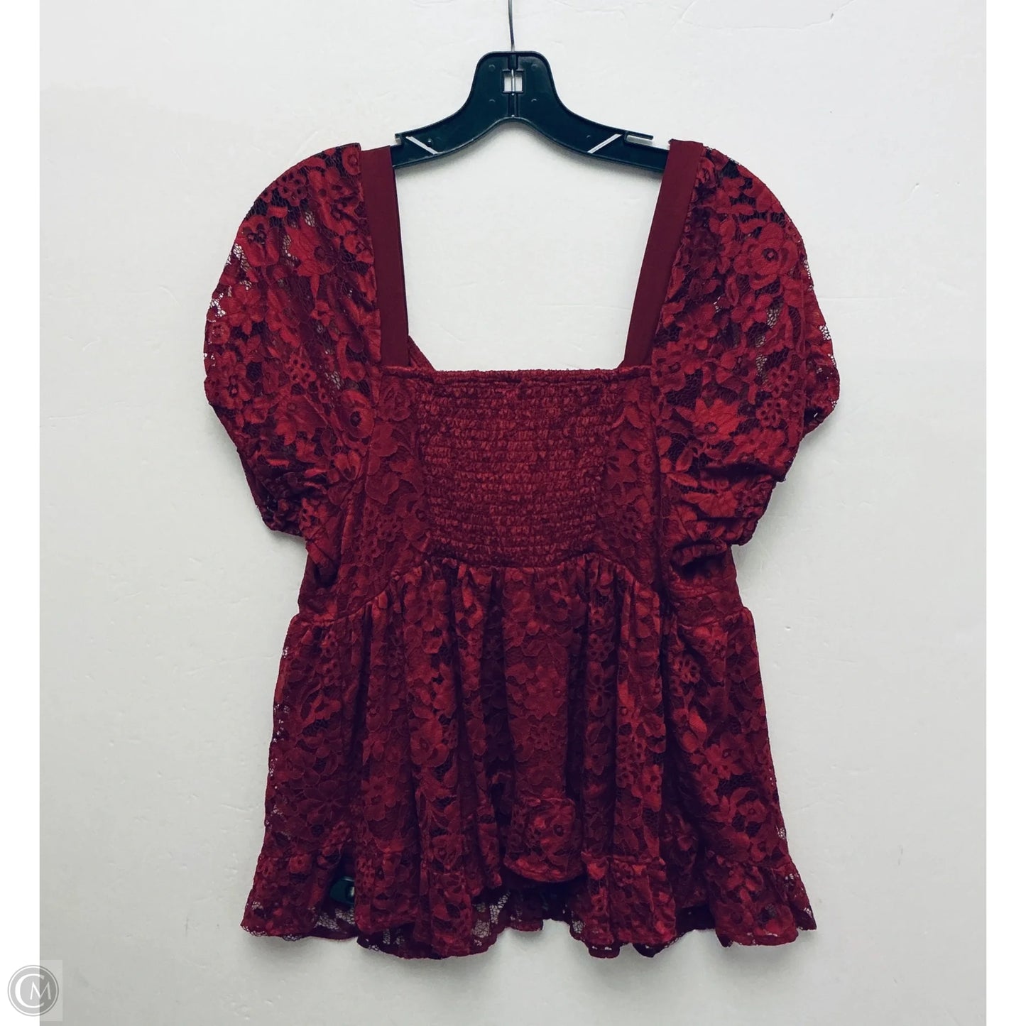 Top Short Sleeve By Torrid In Red, Size: Xl