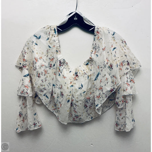 Top Long Sleeve By Clothes Mentor In White, Size: 2x