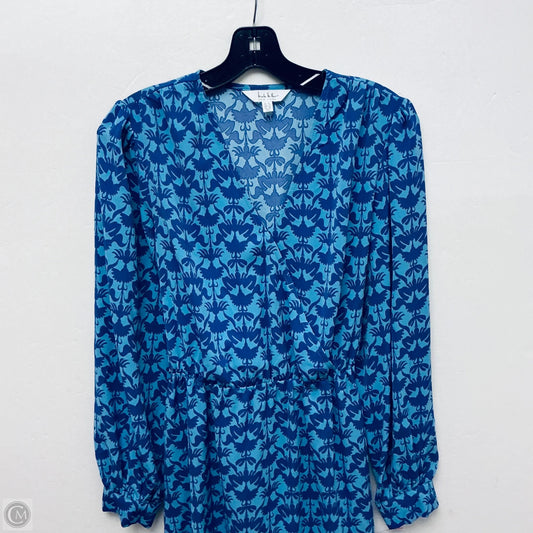 Dress Casual Short By Nicole Miller In Blue & Purple, Size: 8