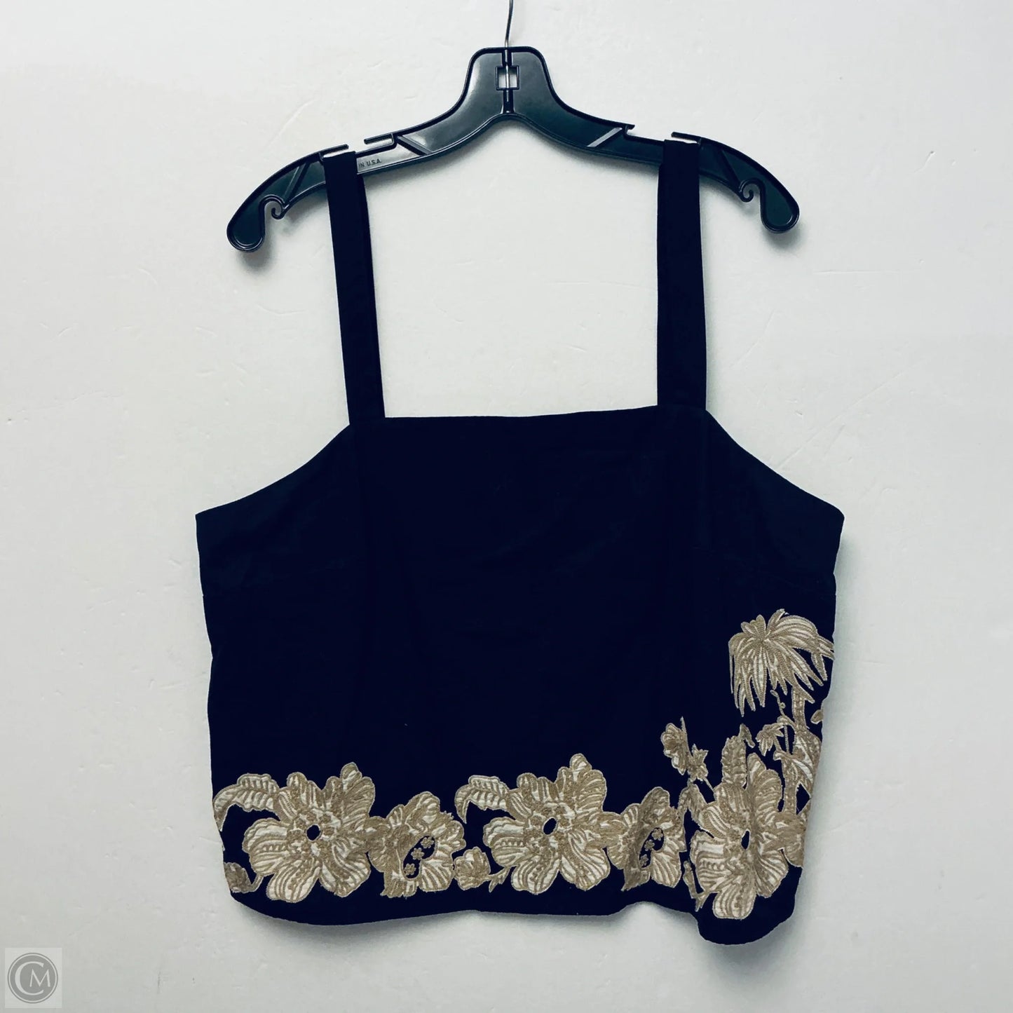 Top Sleeveless By Banana Republic In Black, Size: Xl