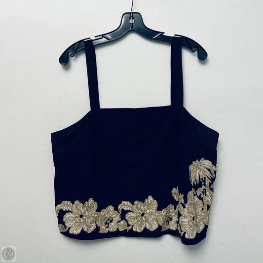 Top Sleeveless By Banana Republic In Black, Size: Xl