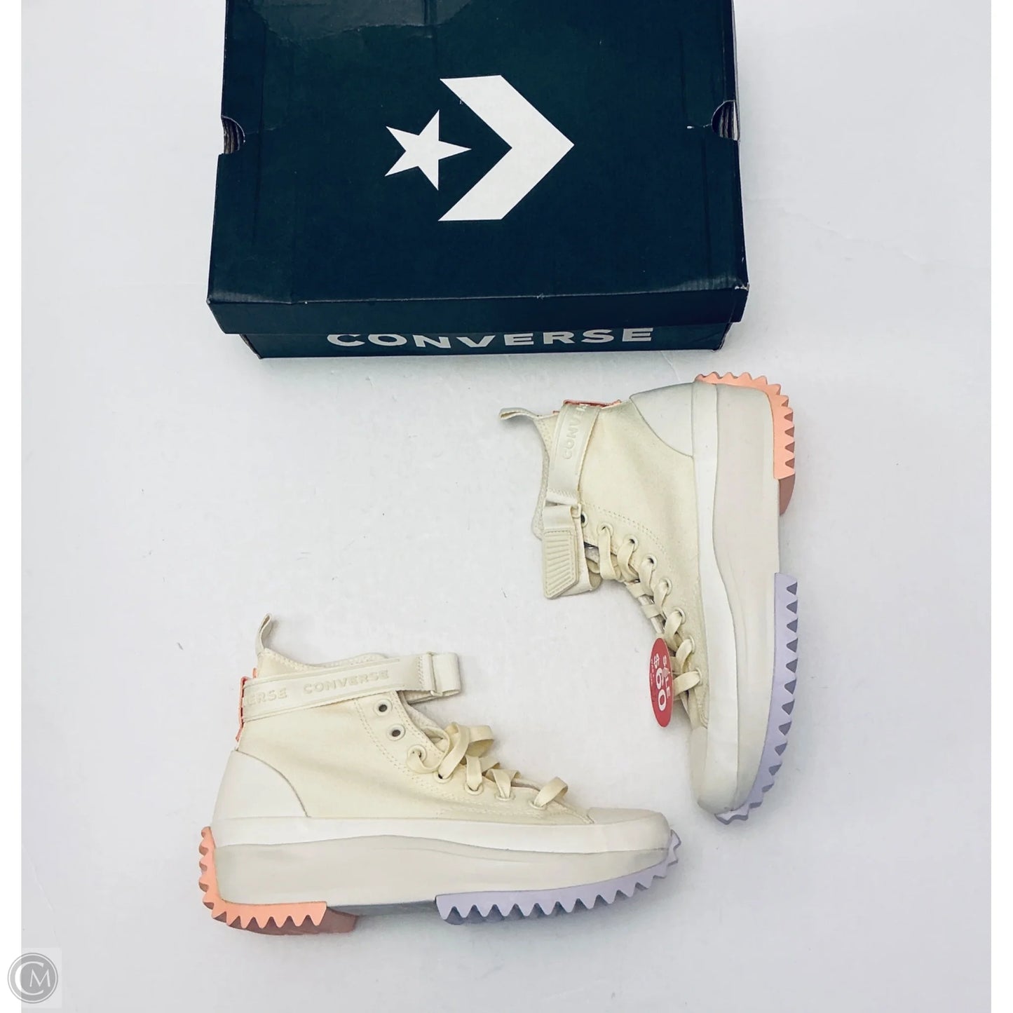Shoes Heels Platform By Converse In Cream, Size: 9