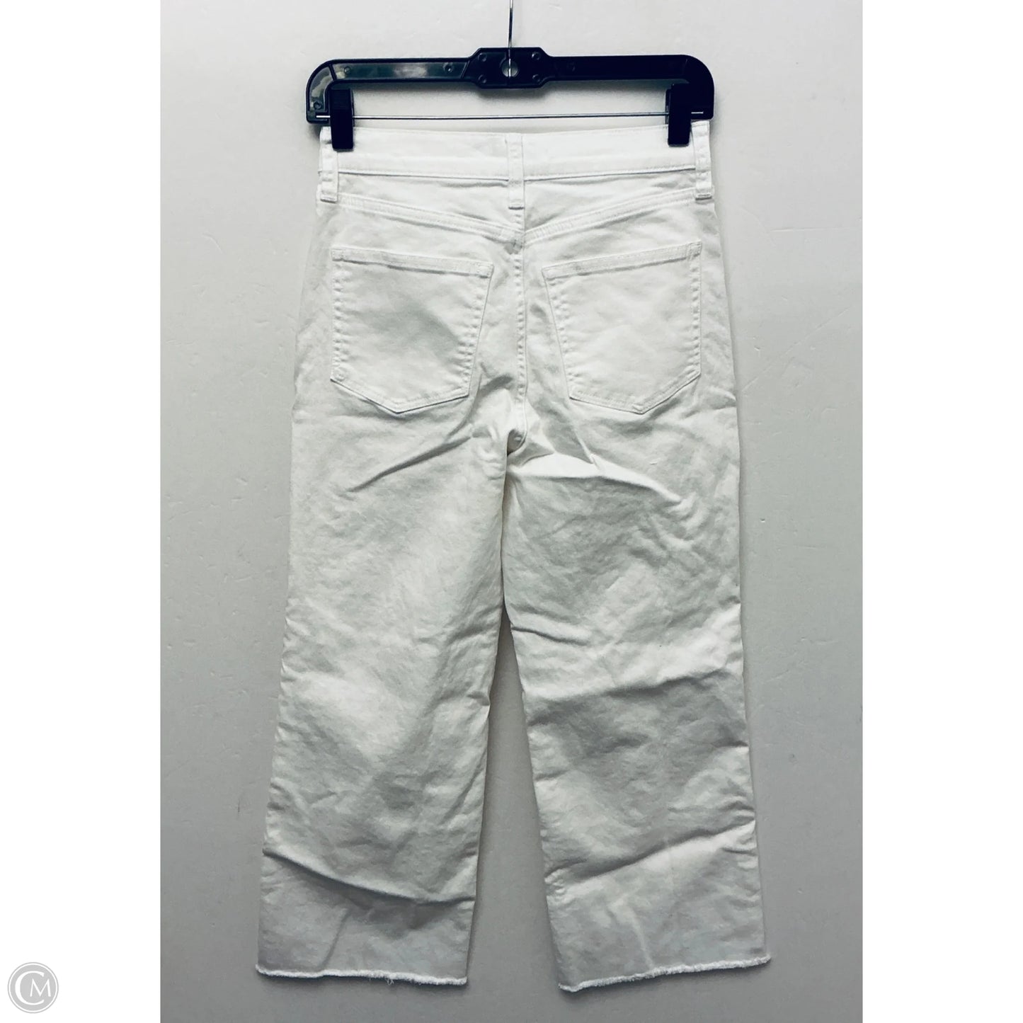 Jeans Wide Leg By J. Crew In White Denim, Size: 2