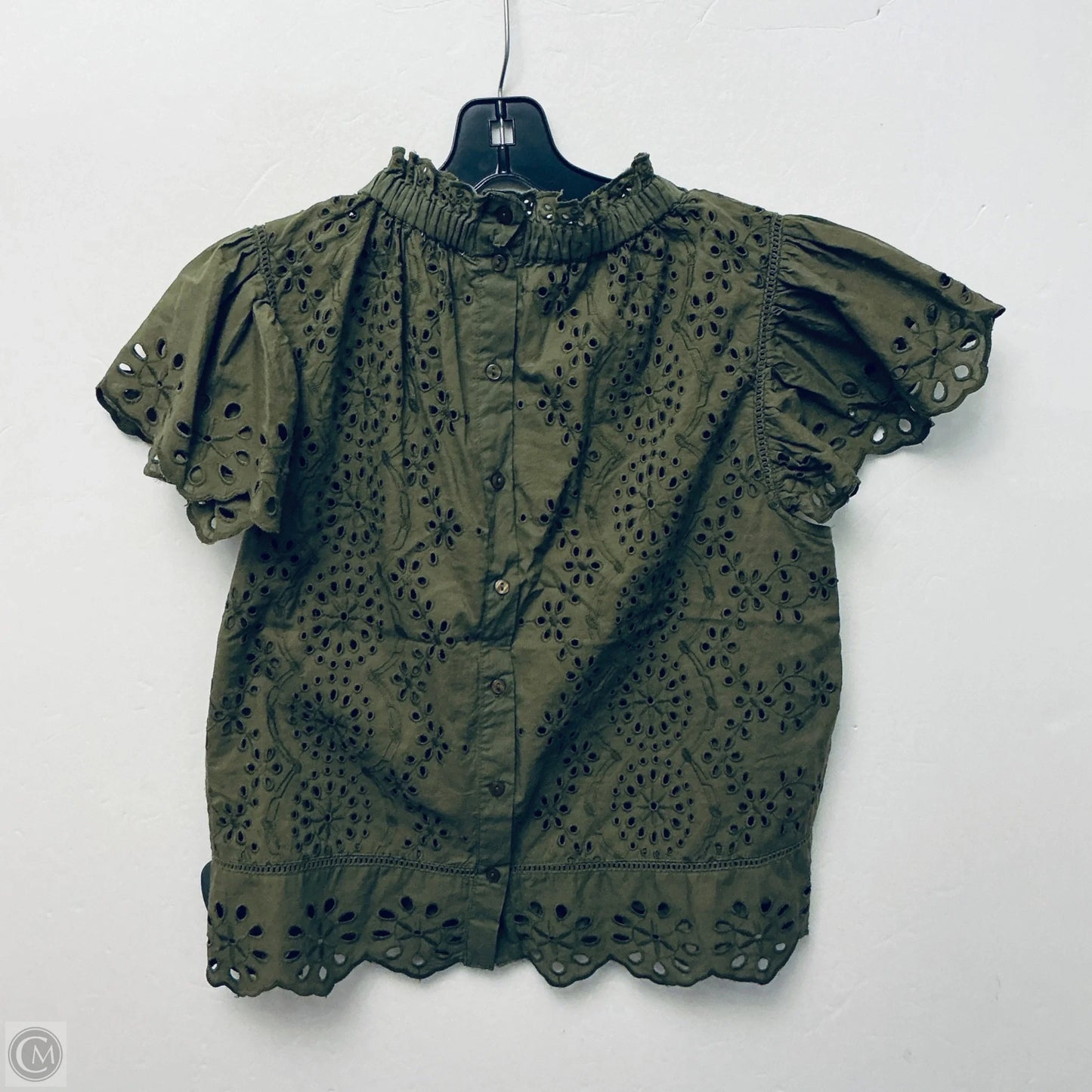 Top Short Sleeve By Clothes Mentor In Green, Size: M