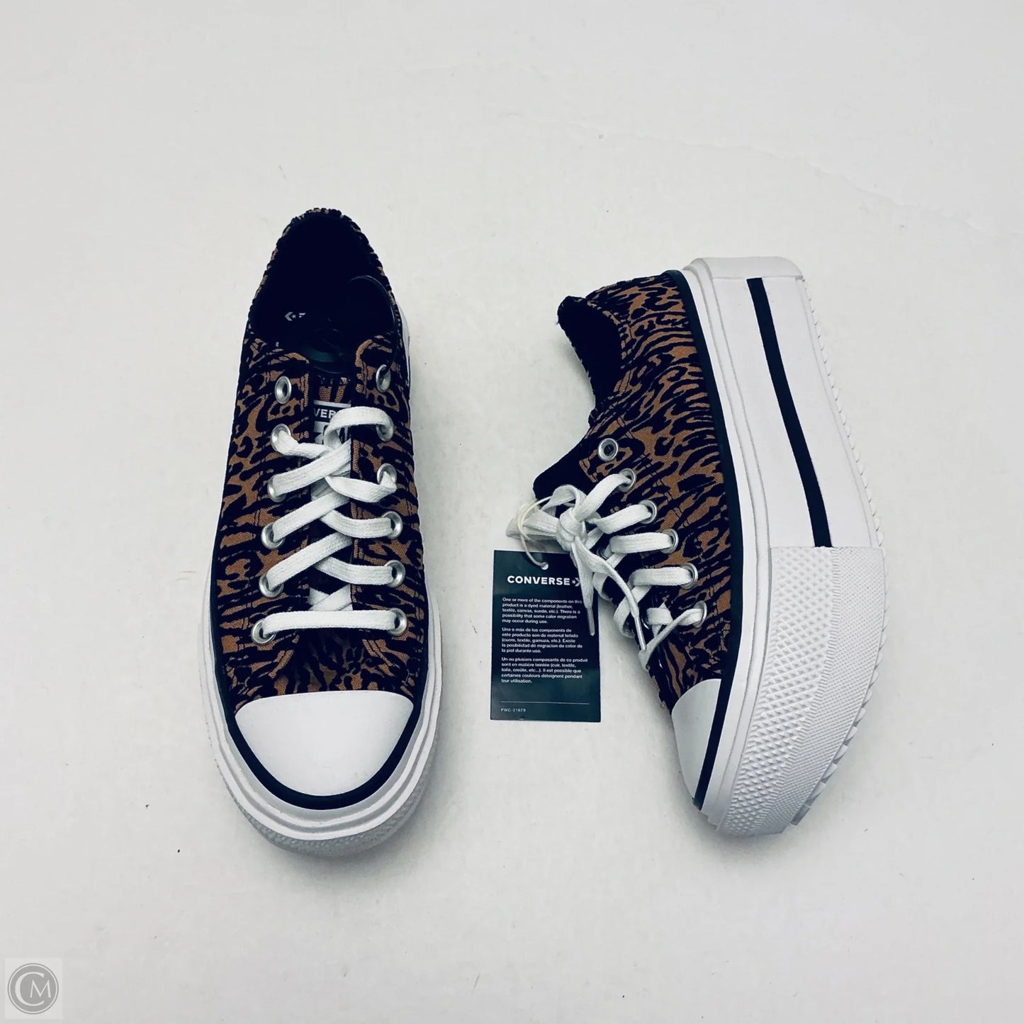 Shoes Sneakers Platform By Converse In Animal Print, Size: 8