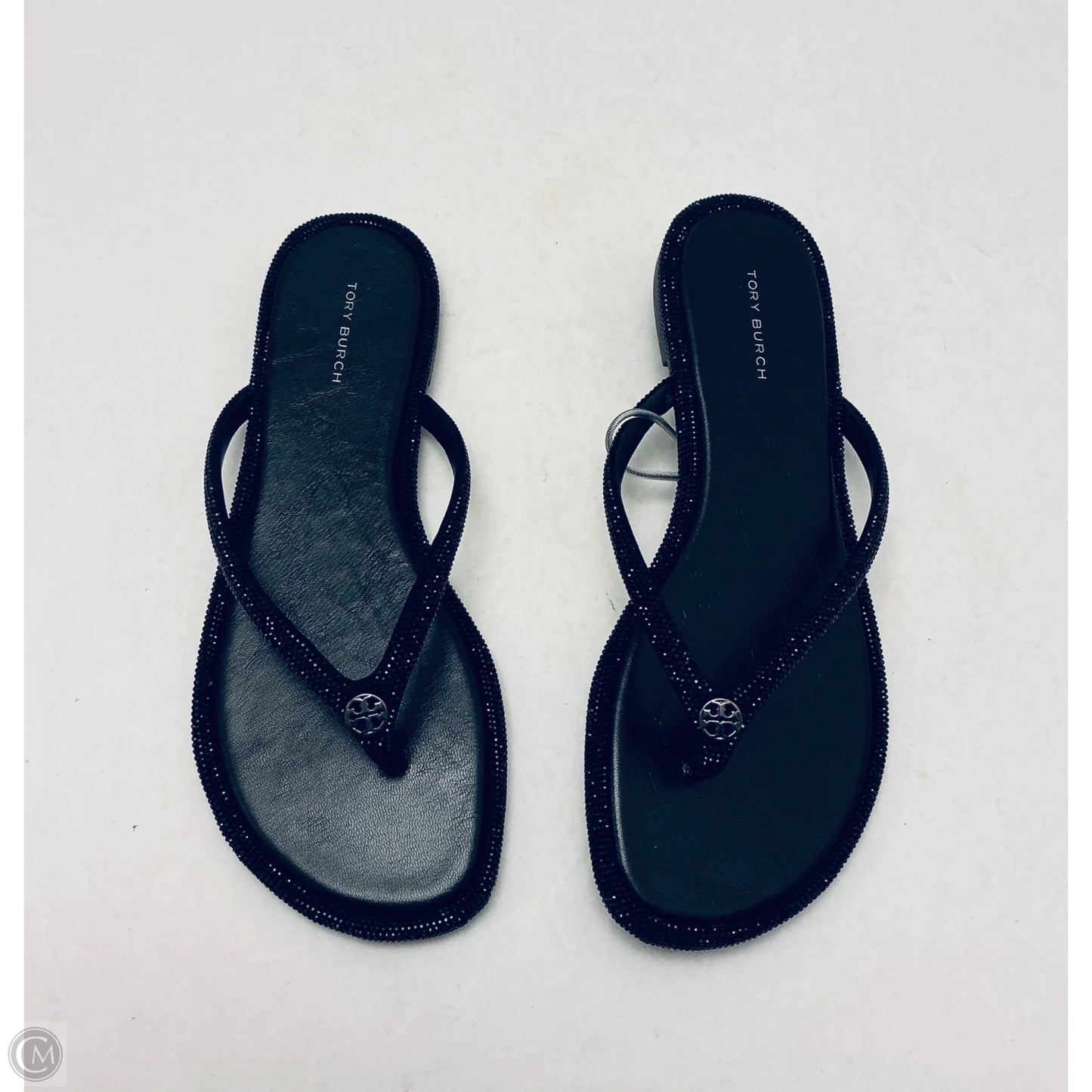 Sandals Designer By Tory Burch In Black, Size: 8