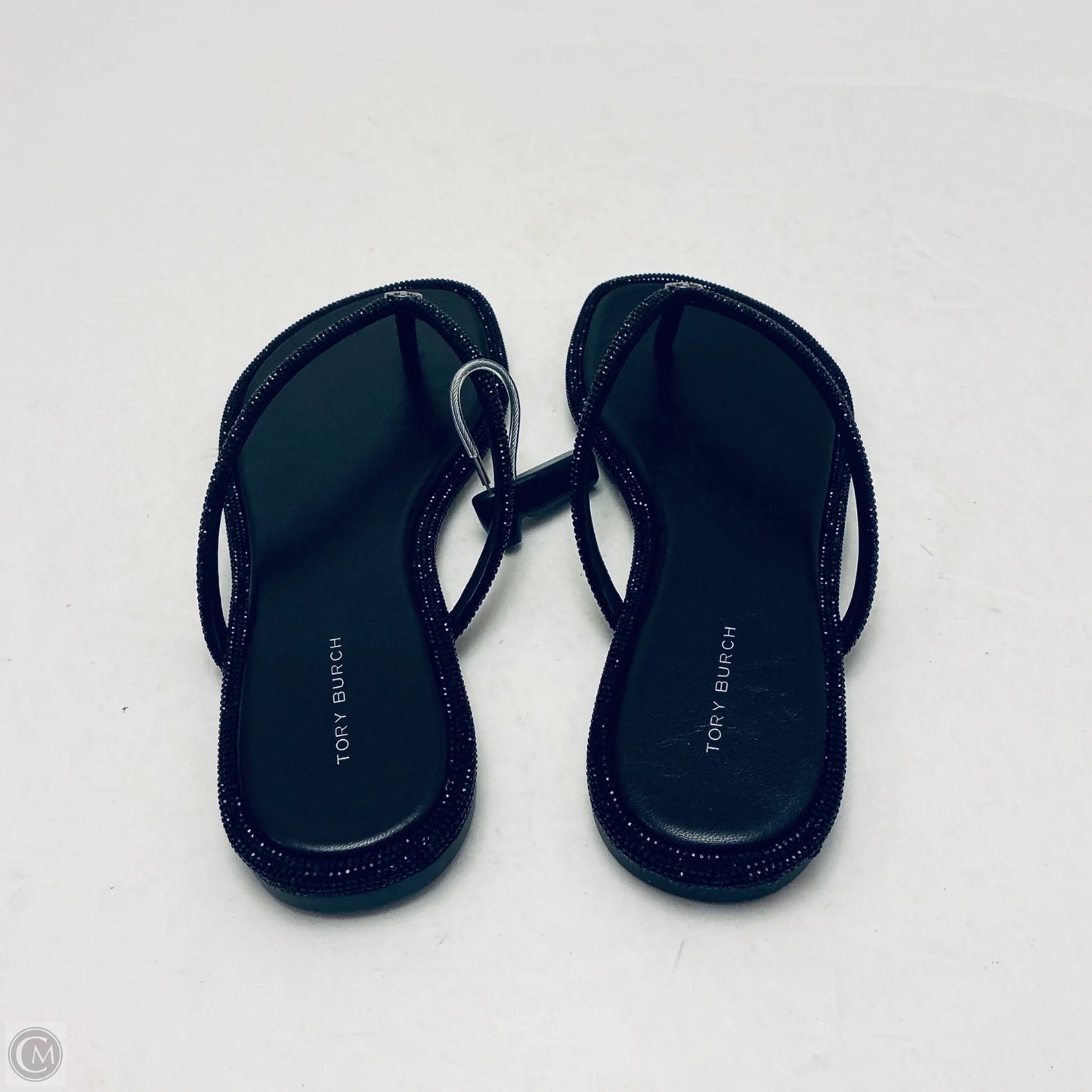 Sandals Designer By Tory Burch In Black, Size: 8