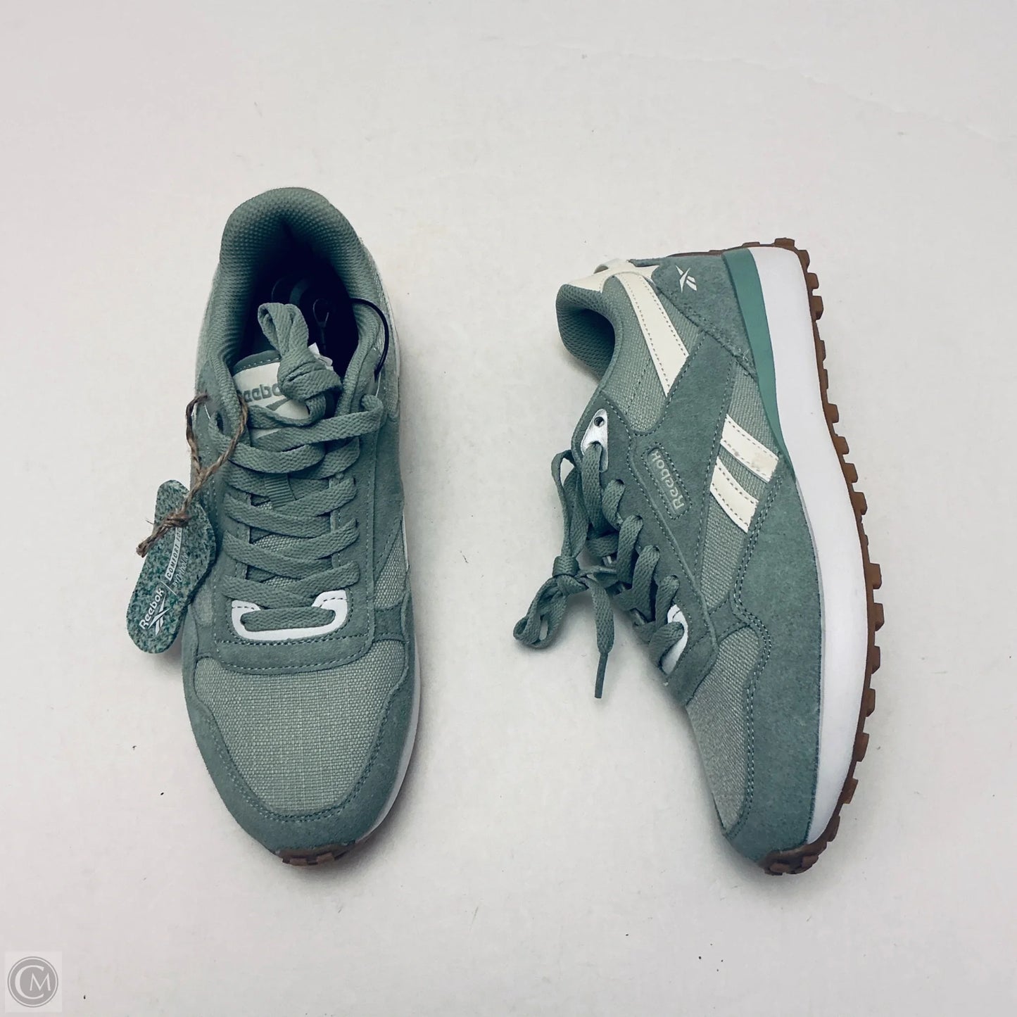 Shoes Sneakers By Reebok In Green, Size: 8.5