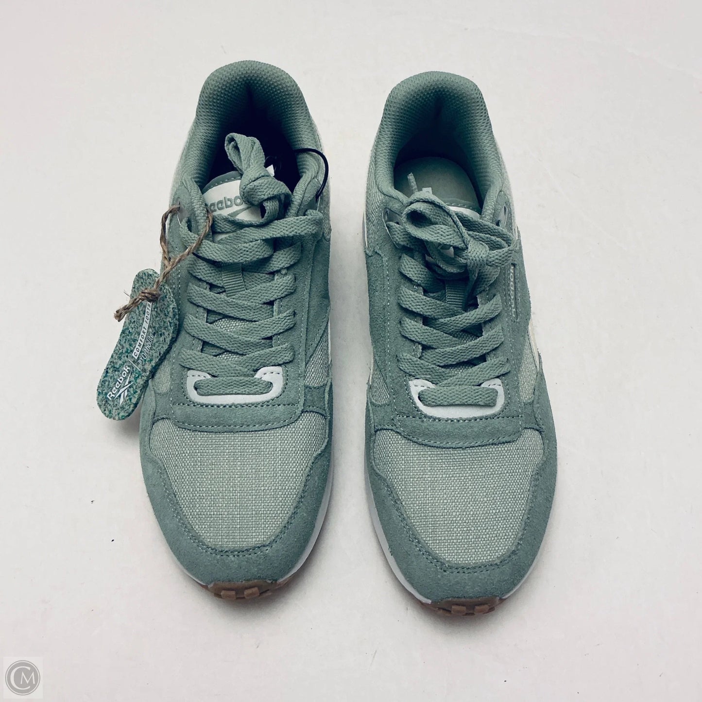 Shoes Sneakers By Reebok In Green, Size: 8.5