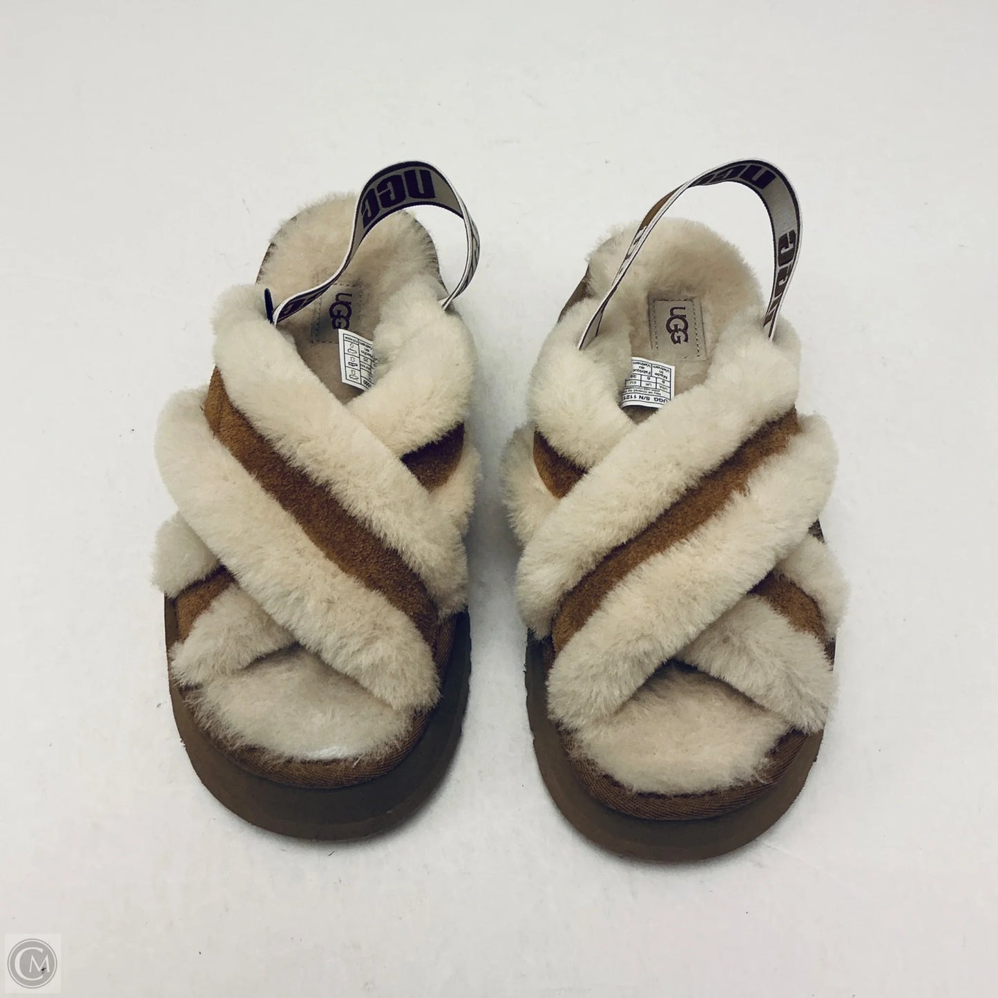 Sandals Designer By Ugg In Tan, Size: 8
