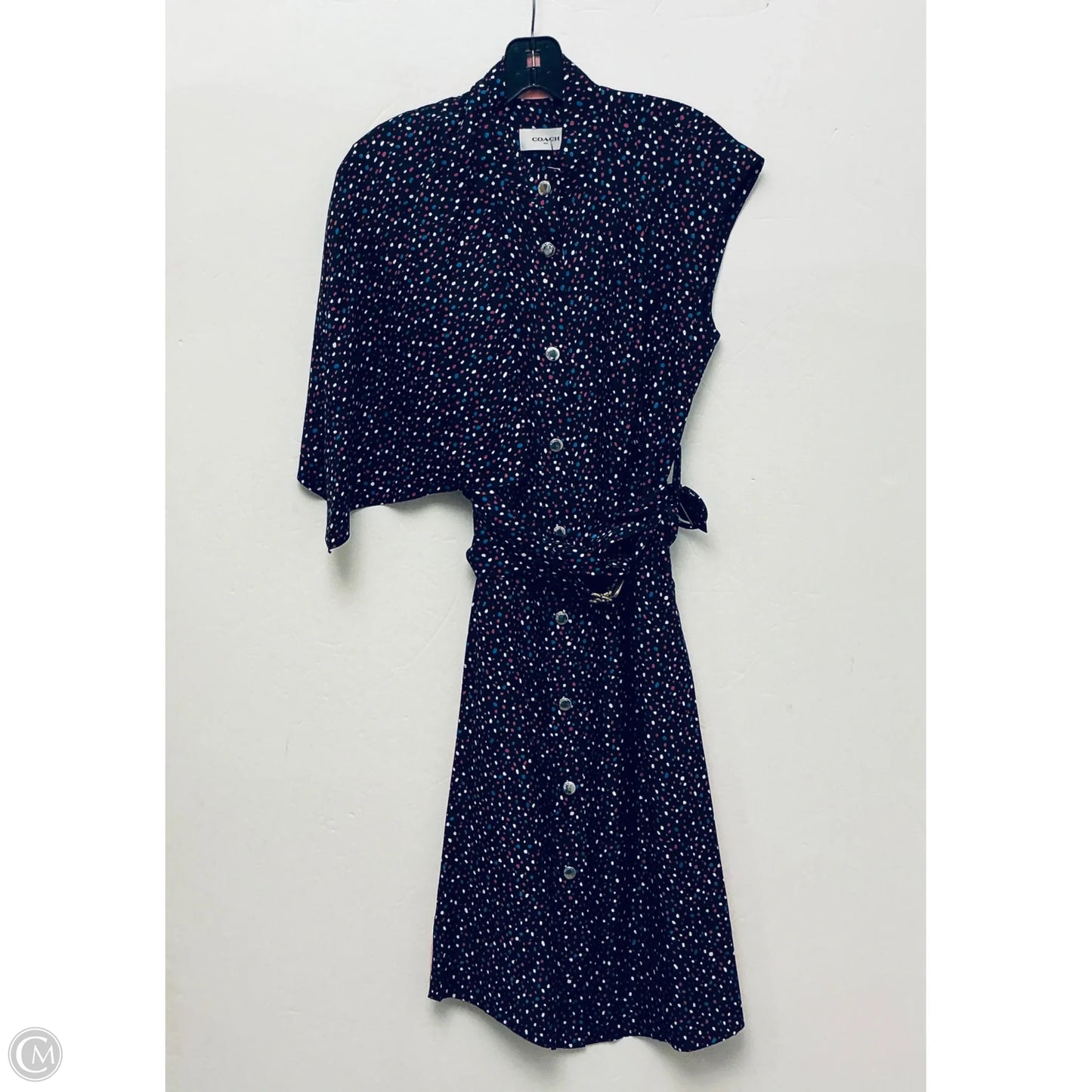 Dress Designer By Coach In Polkadot Pattern, Size: 0
