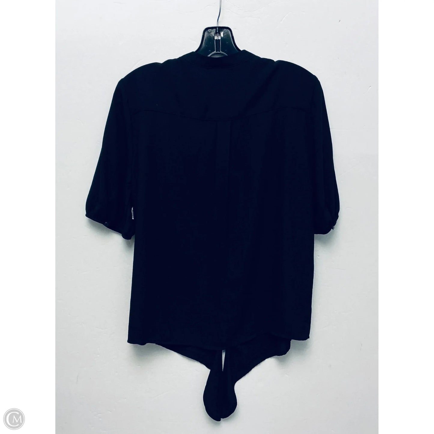 Top Short Sleeve By Chicos In Black, Size: S