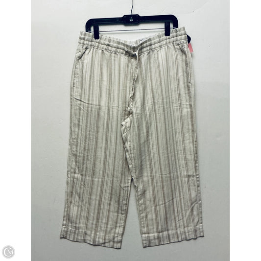 Pants Linen By Sonoma In Beige, Size: Lp