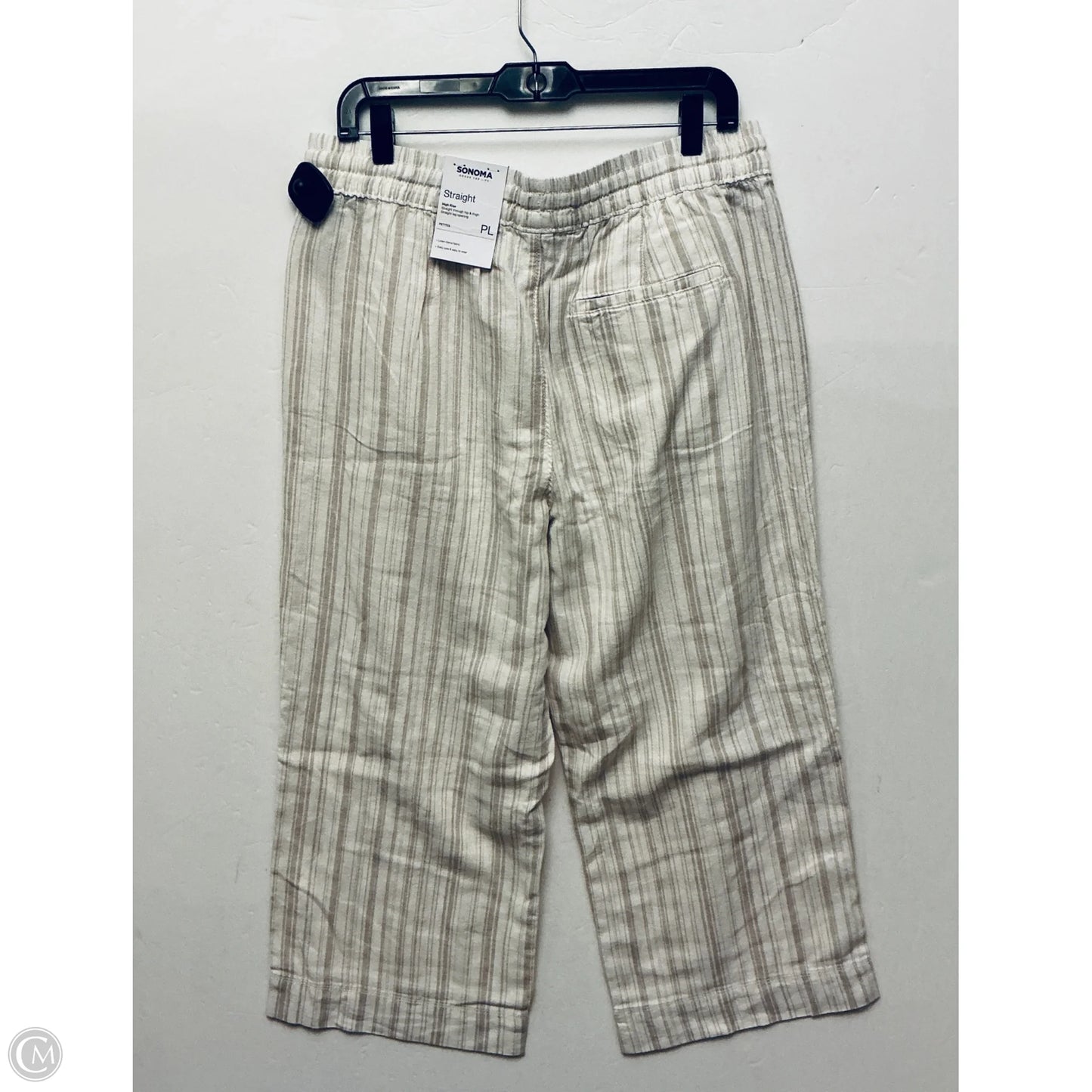 Pants Linen By Sonoma In Beige, Size: Lp