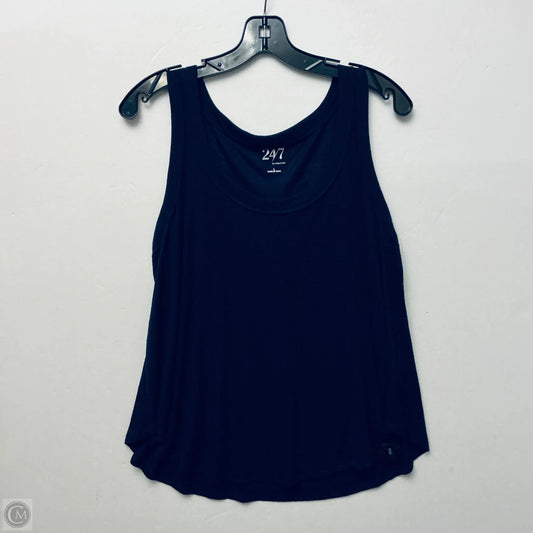 Top Short Sleeve Basic By Maurices In Navy, Size: L