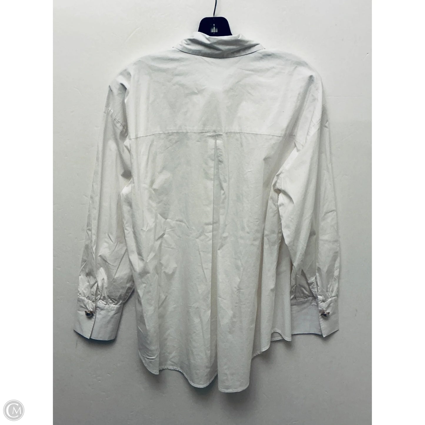 Top Long Sleeve Designer By Jason Wu In White, Size: M