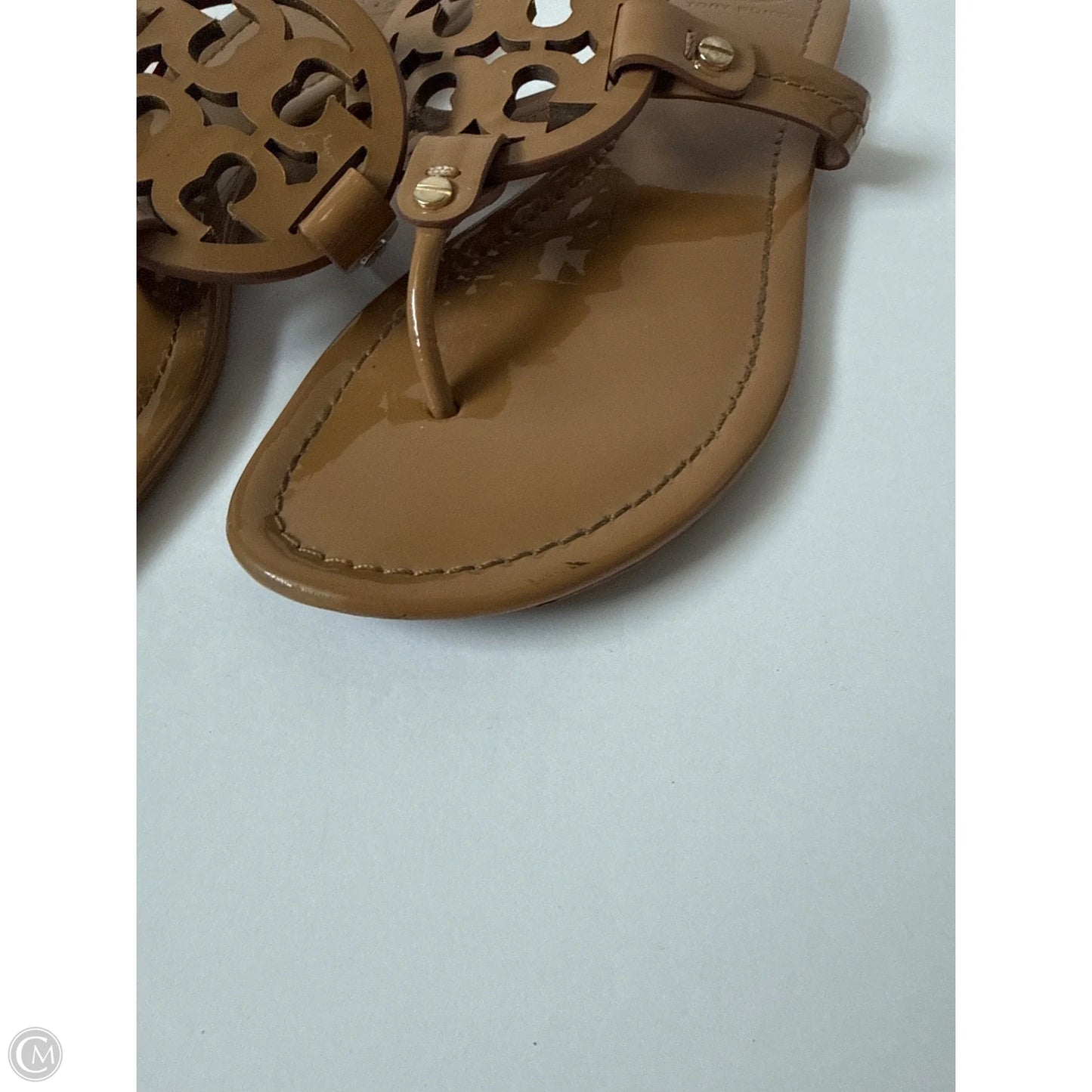Sandals Designer By Tory Burch In Beige, Size: 9.5