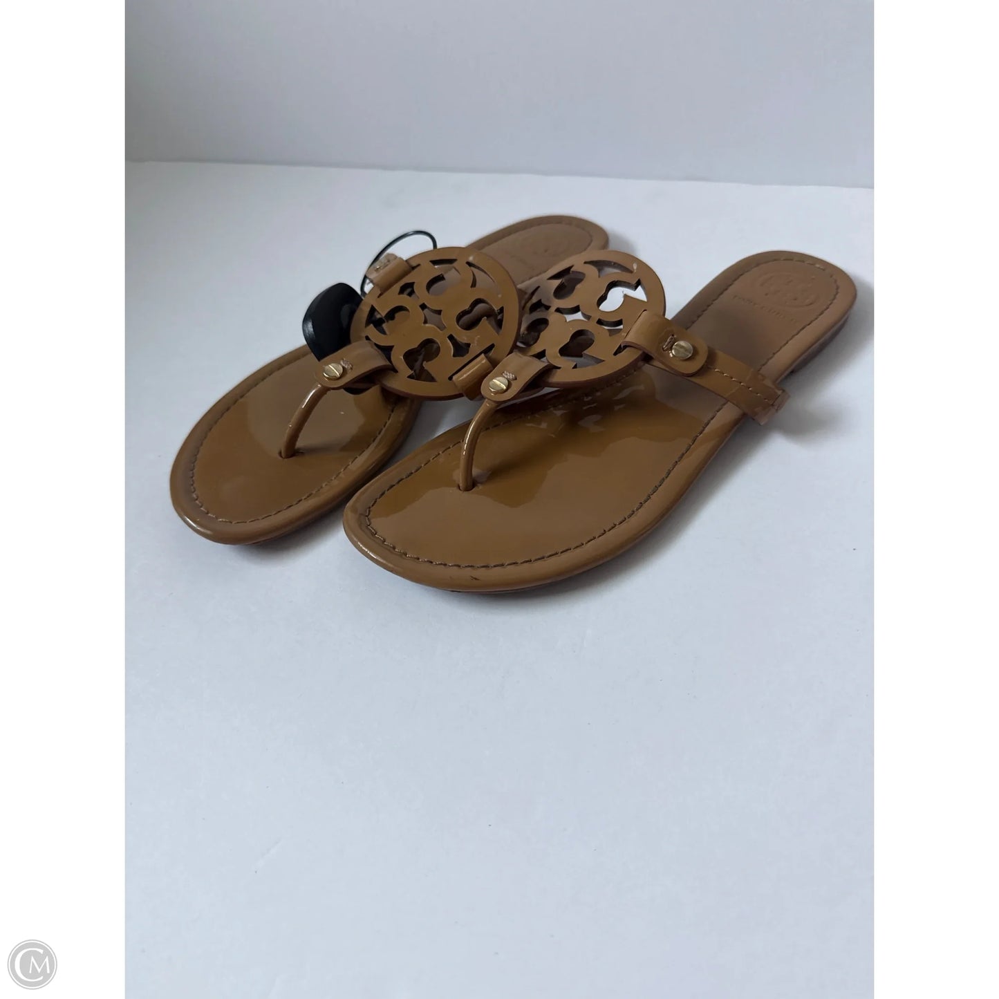 Sandals Designer By Tory Burch In Beige, Size: 9.5