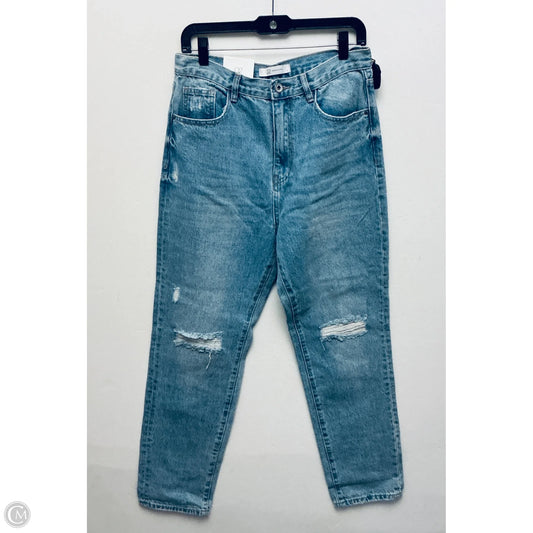 Jeans Straight By Clothes Mentor In Blue Denim, Size: L