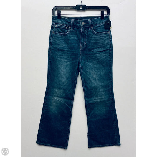 Jeans Flared By J. Crew In Blue Denim, Size: 0